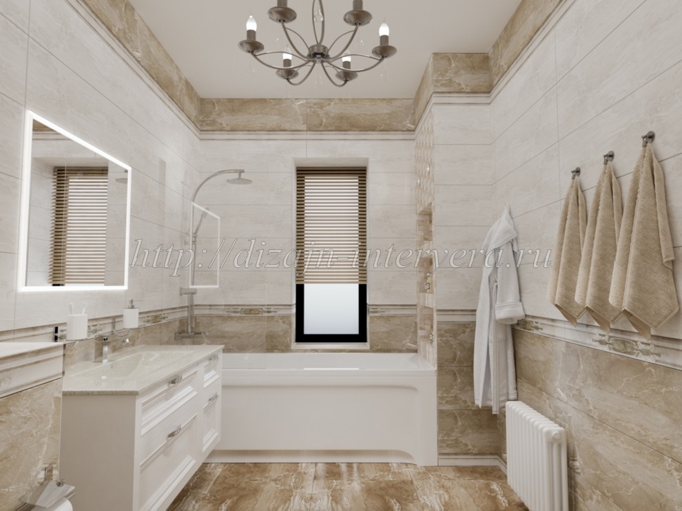 Дизайн проект ванной