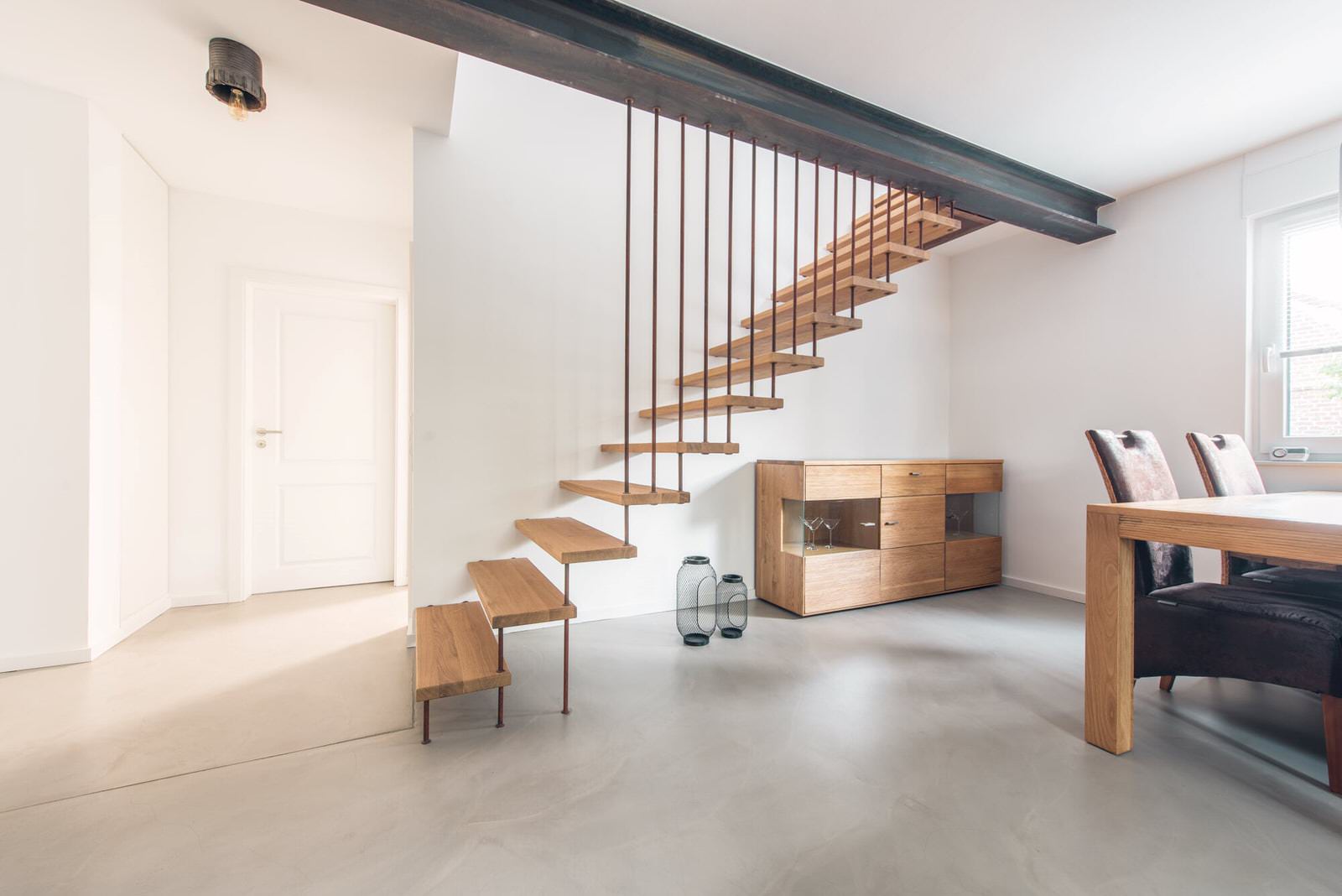 Лестница в стиле лофт