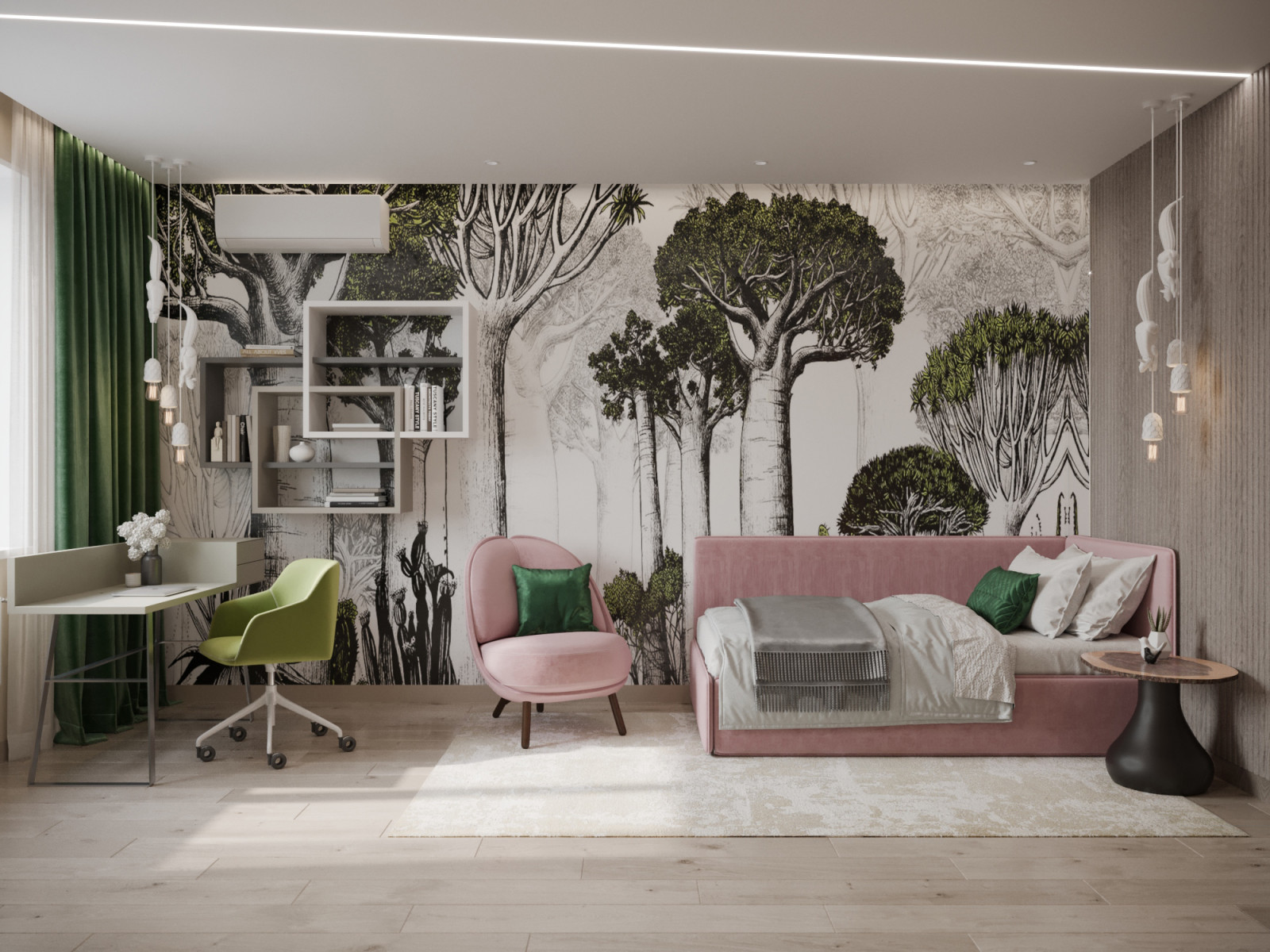 Интерьер таунхауса на Новой Риге