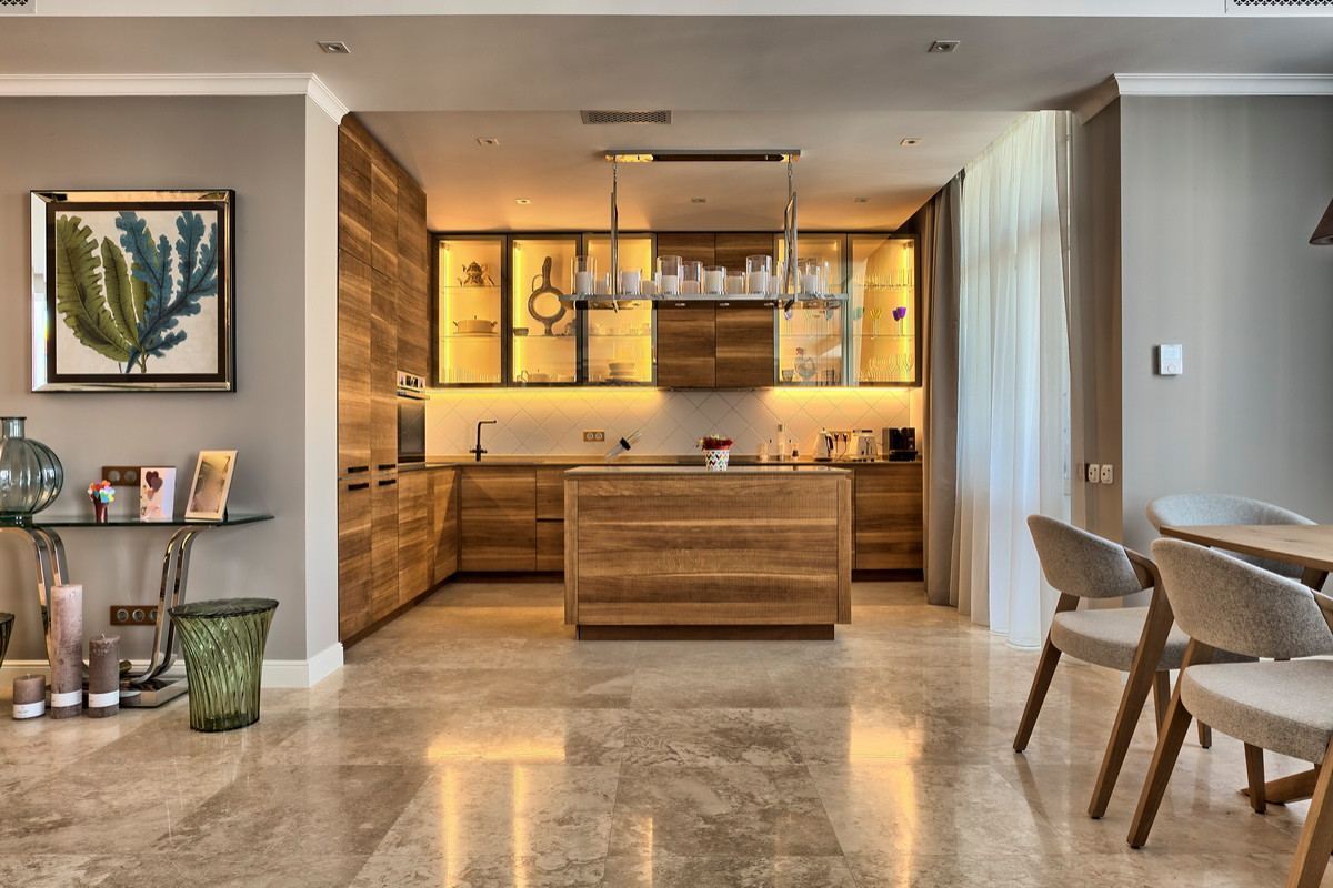 Обложка проекта: Кухня ANOVA Simple Lamellar Wood для Екатерины Сильченко