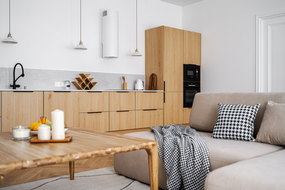 Светлая квартира в скандинавском стиле