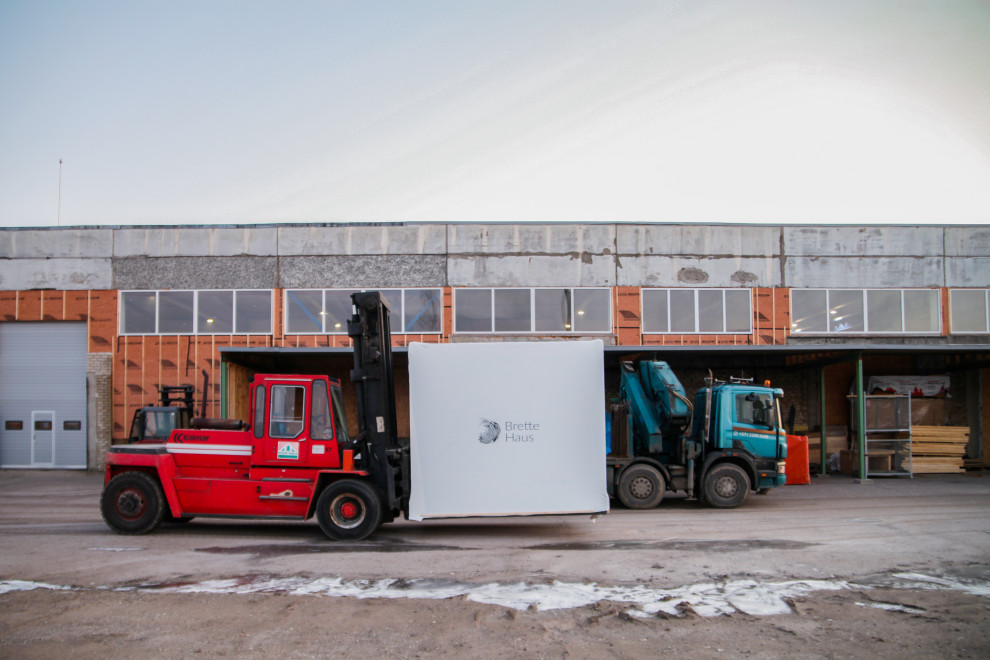 Baltic seashore cabins