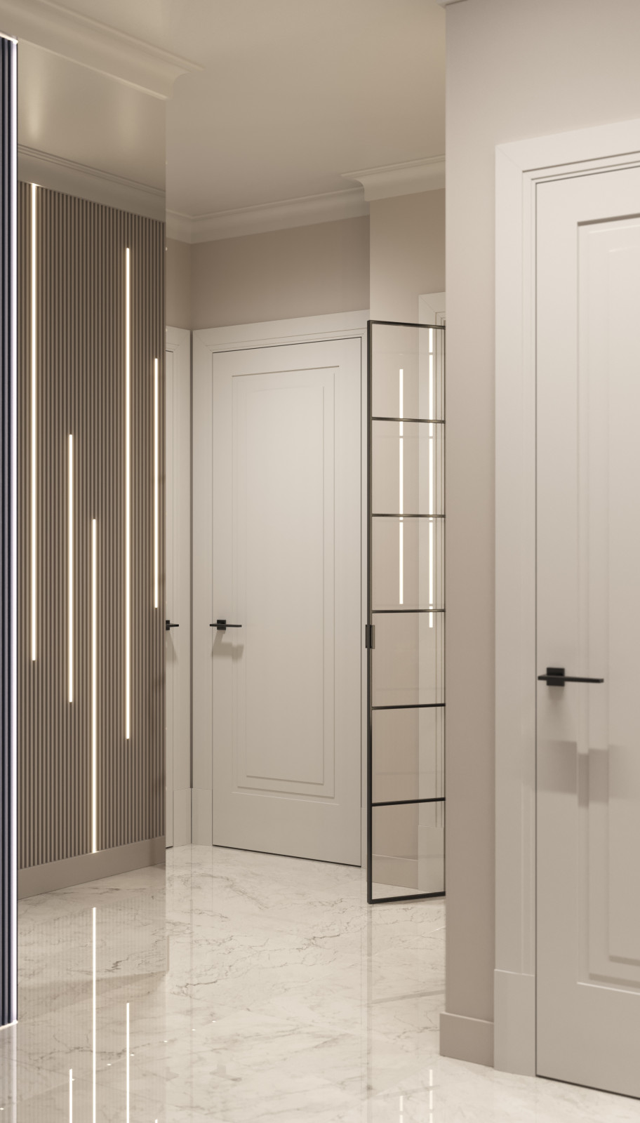 Проект трехкомнатной квартиры