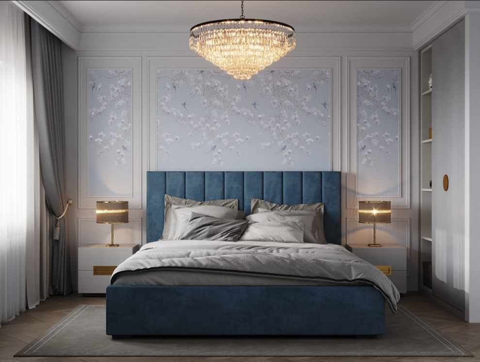 Обложка проекта: Спальня в стиле неоклассика