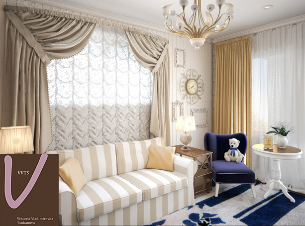 Обложка проекта: Детская спальня в стиле Прованс