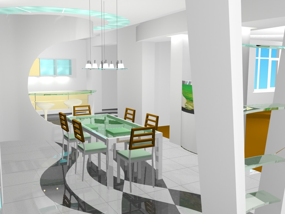 2003 г. Квартира в современном стиле.