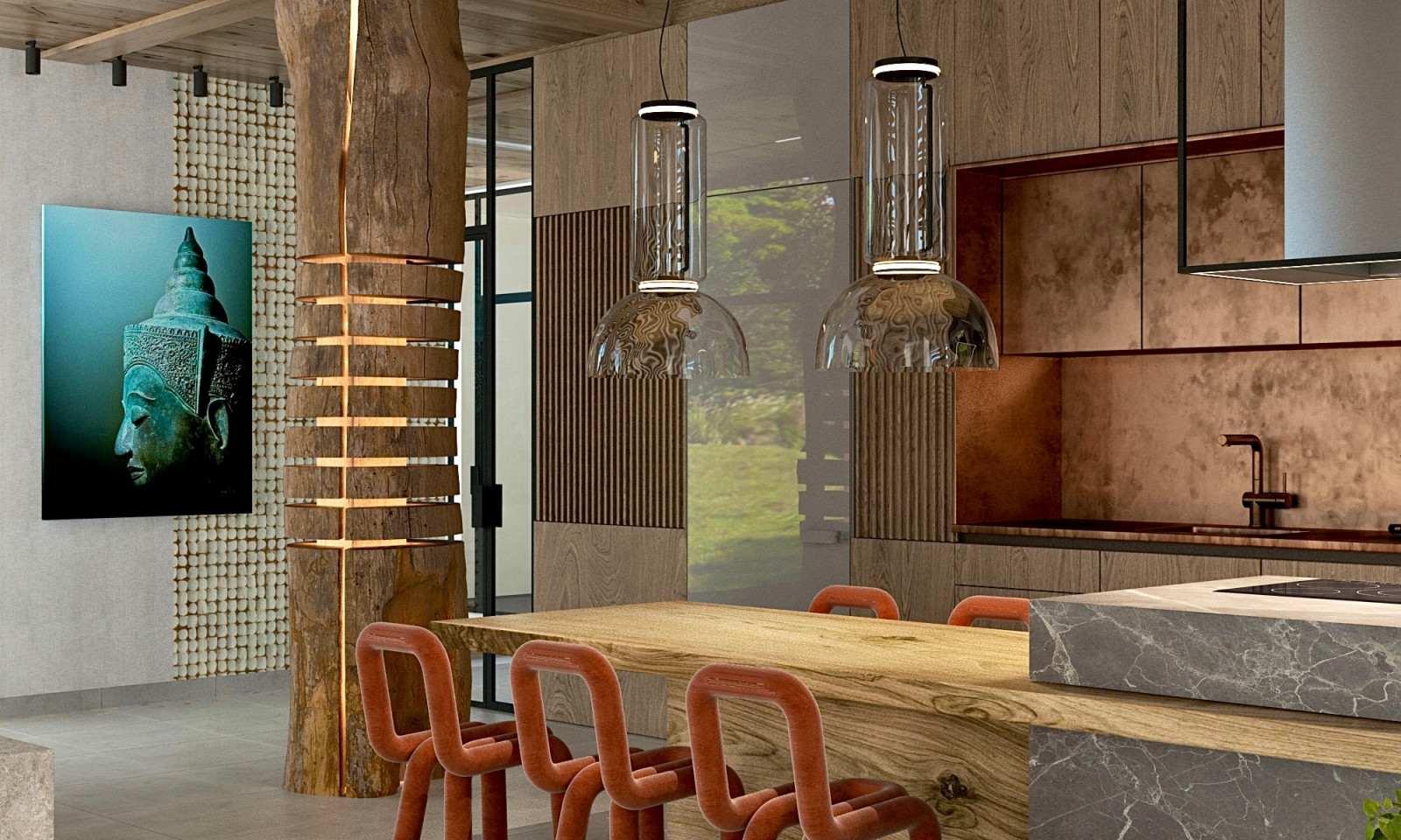 Дизайн проект интерьера загородного дома в Саратове