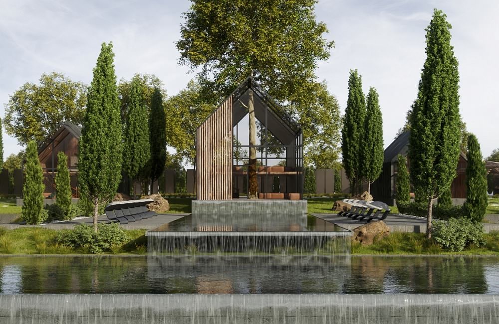 Загородный клуб, Barn House