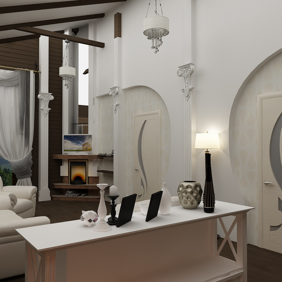 Интерьер деревянного дома