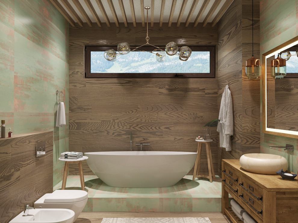 Частный дом с деревянного сруба