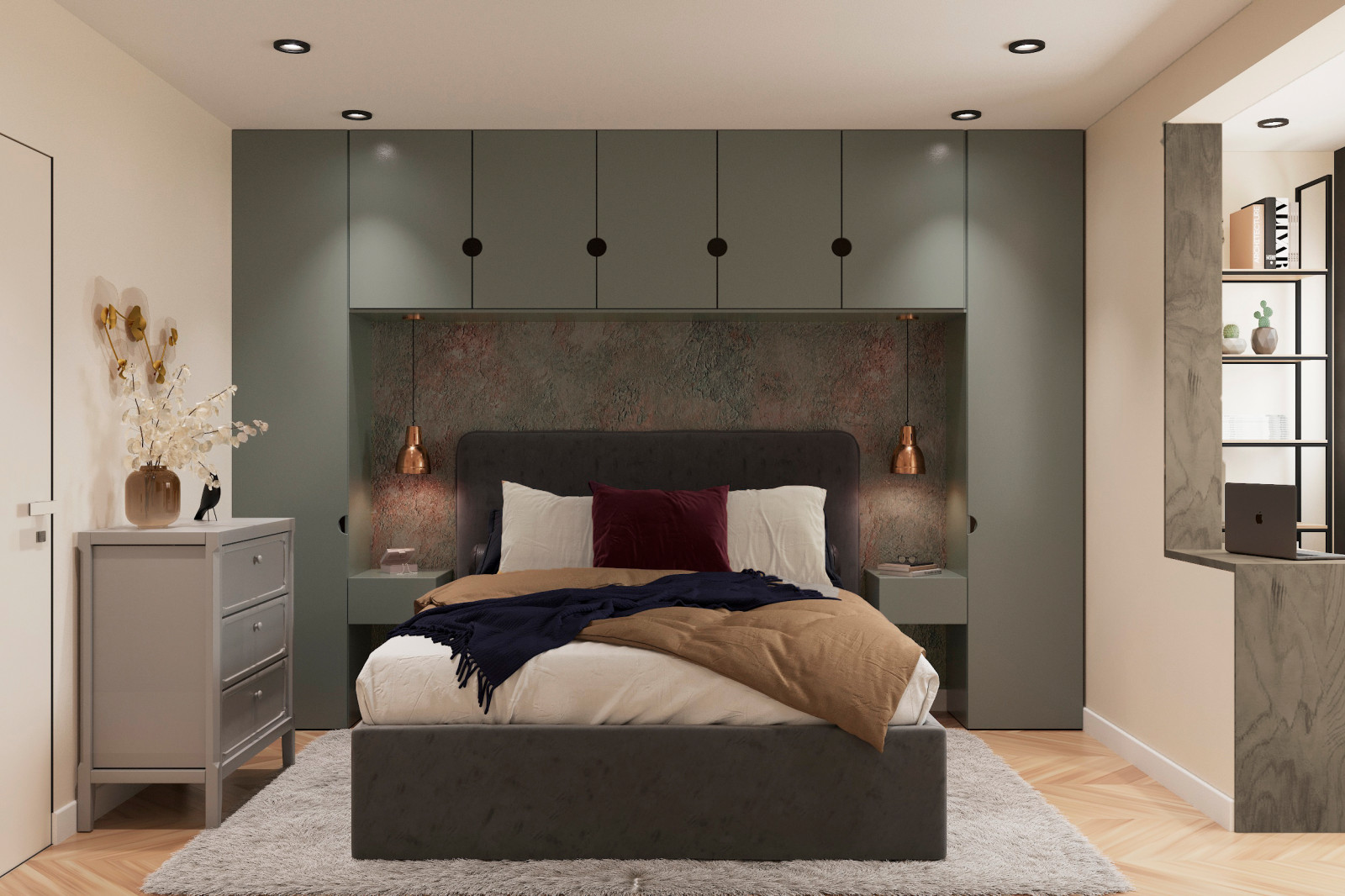 Обложка проекта: Дизайн-проект для молодой семьи в ЖК Лучи