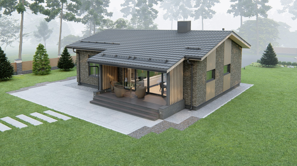 Обложка проекта: Кирпичный дом