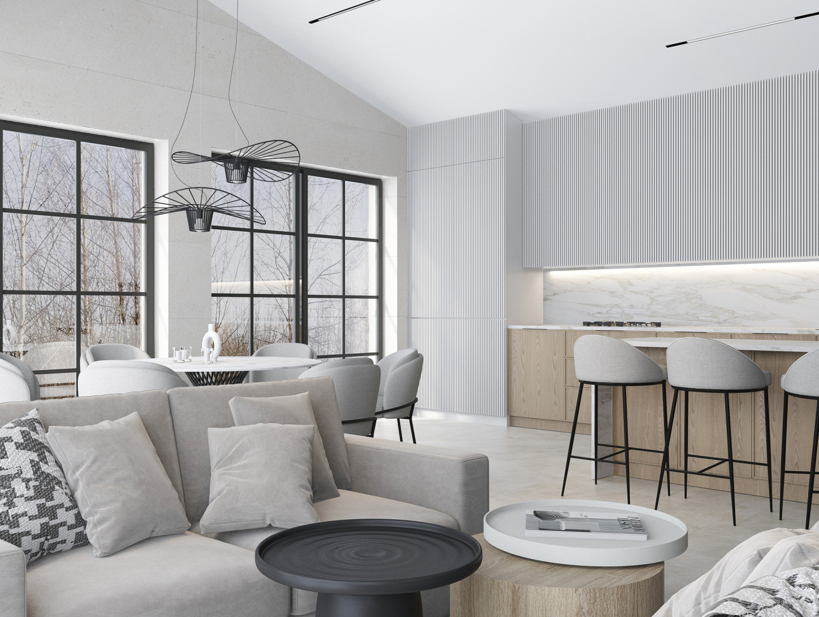 Комната отдыха в частном доме 67m2