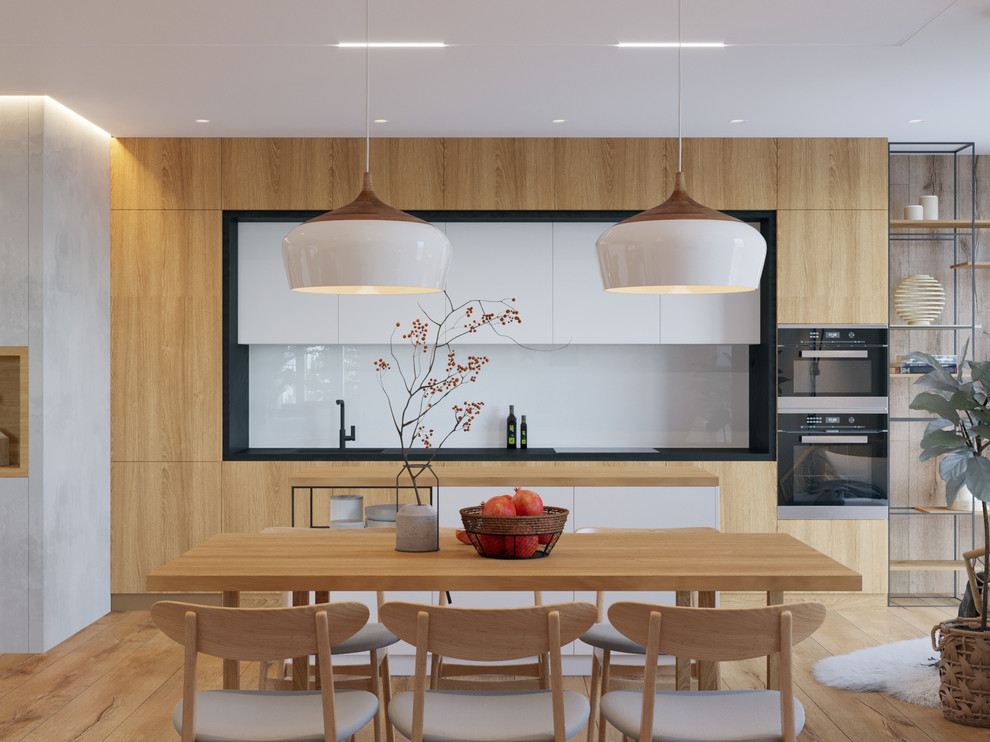 Обложка проекта: Двухуровневая квартира «Светлый Мир Внутри»