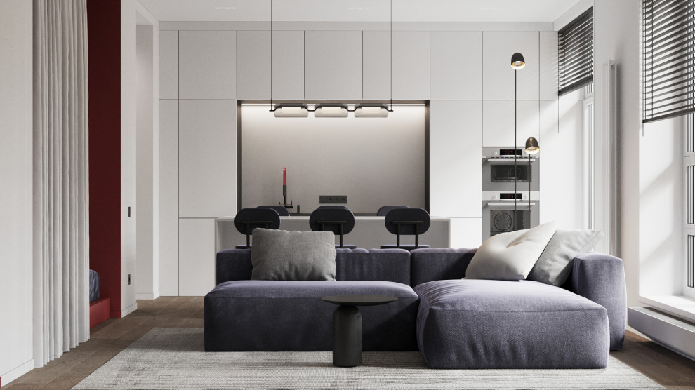 Обложка проекта: Квартира "Openspace" с элементами авангарда