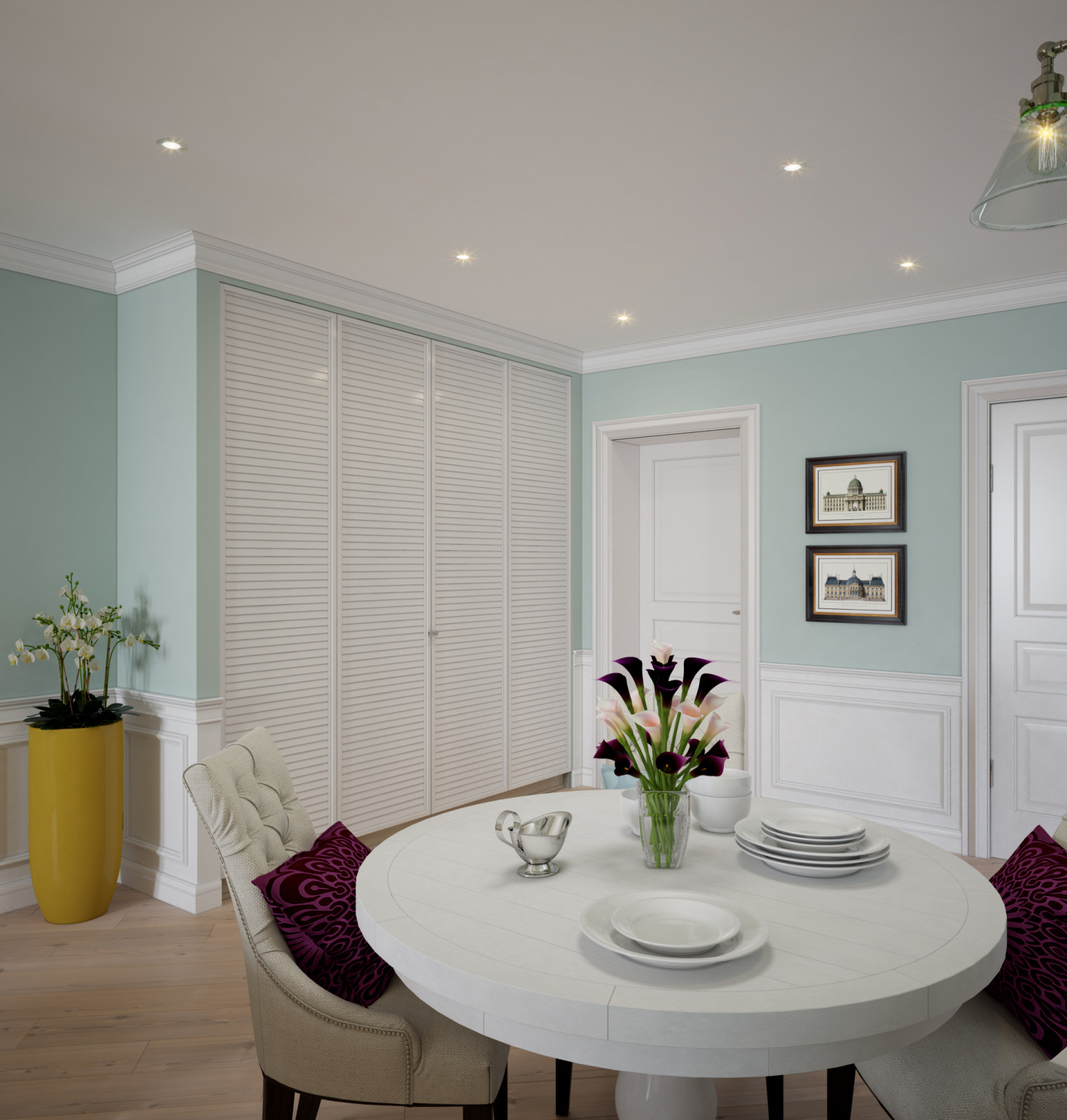 Квартира в Скандинавском стиле 130 м2