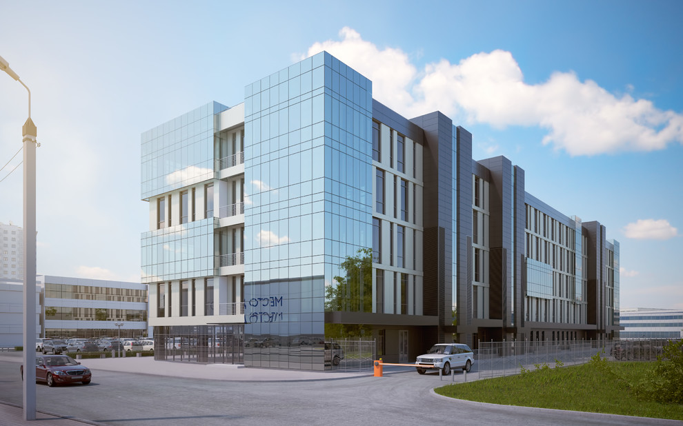 Административное здание со встроенной автопарковкой. Бизнес-центр "ВЕГА"