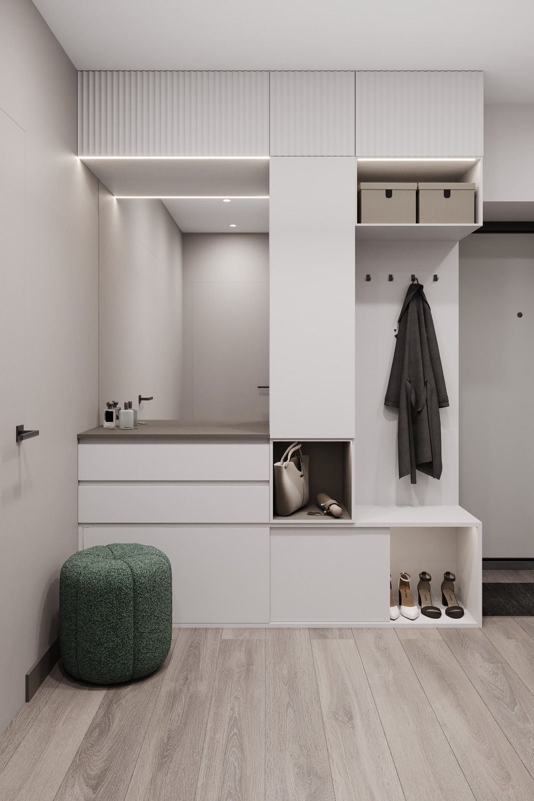 Светлый интерьер