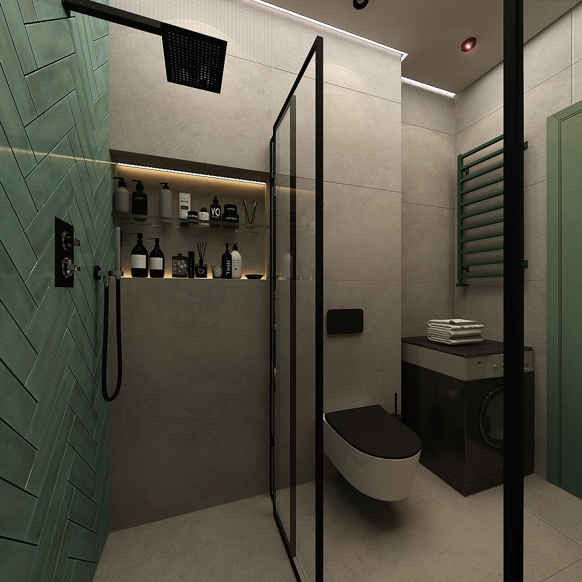 Квартира изумрудная