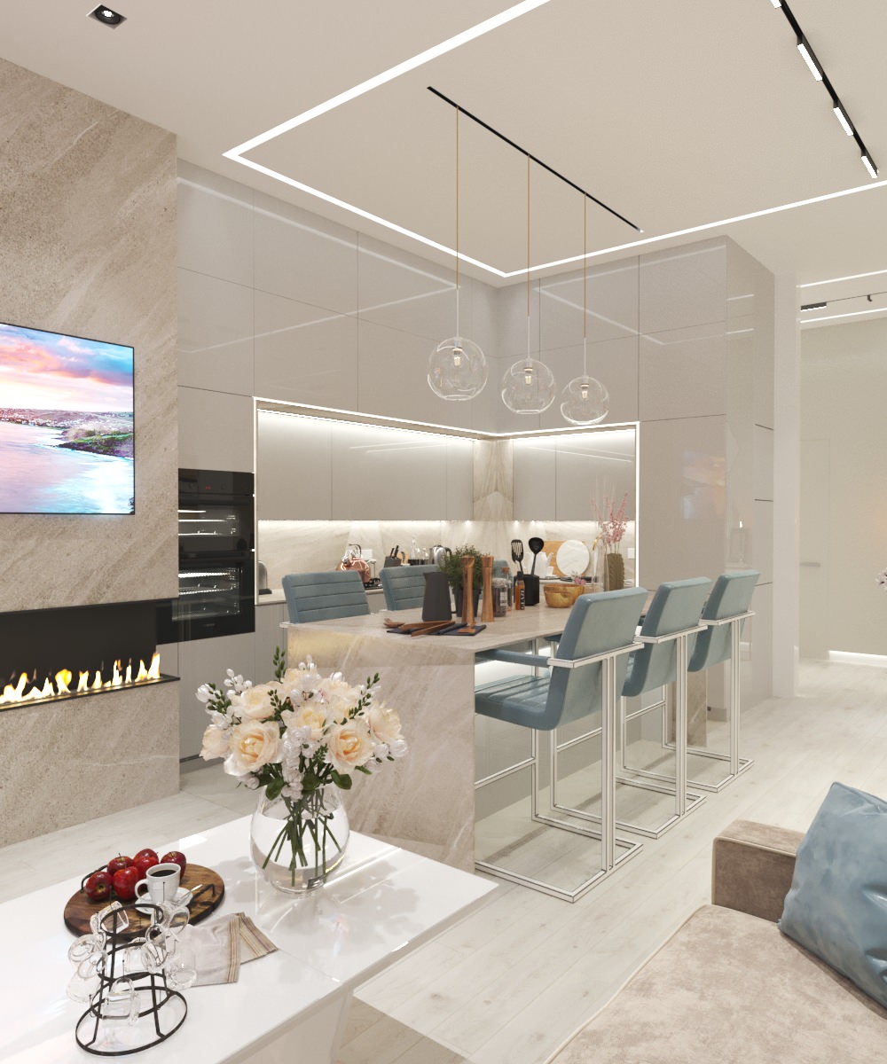 Дизайн Проект квартиры СПБ ЖК 5 Звезд