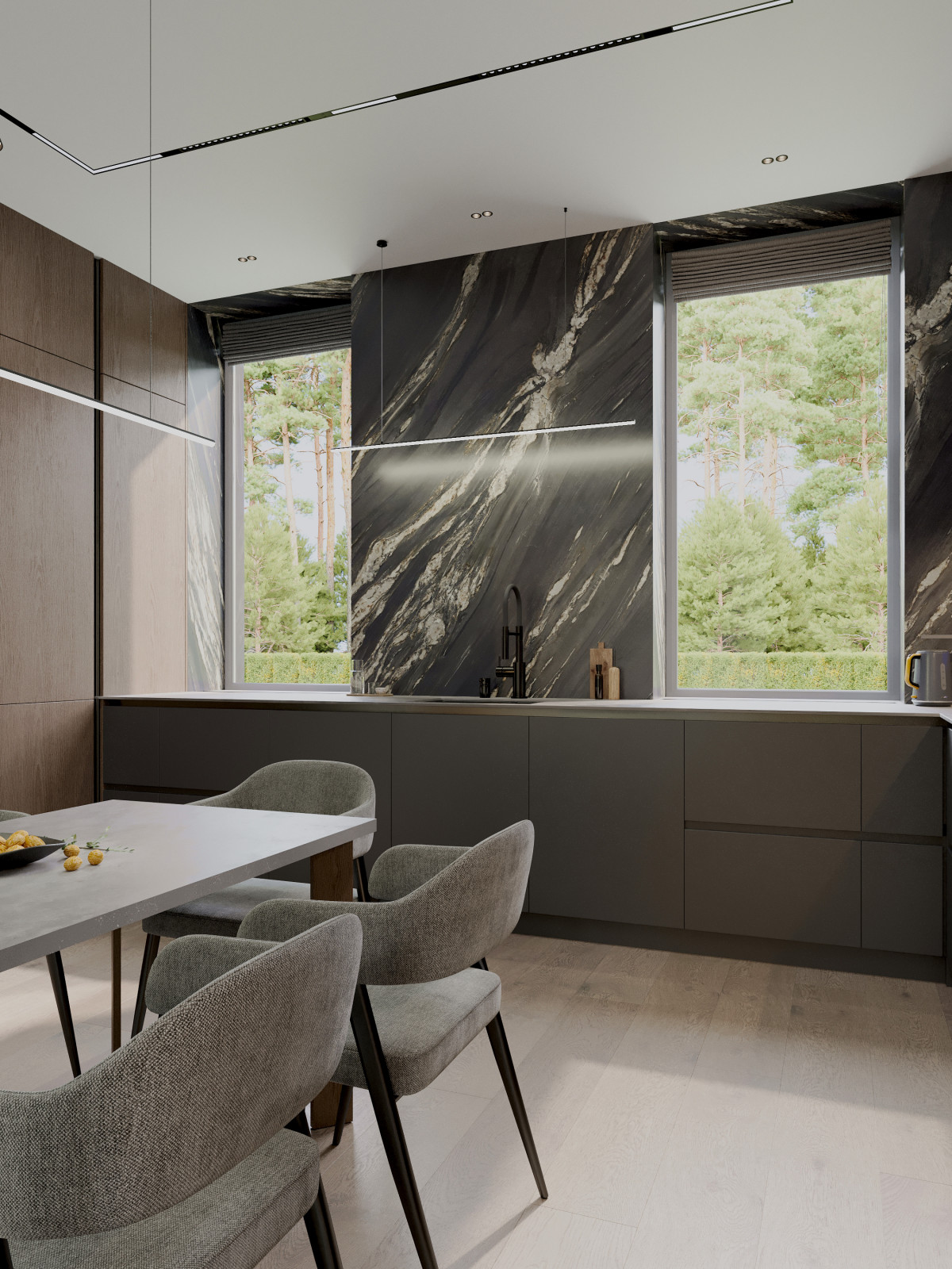 Загородный Дом Кухня