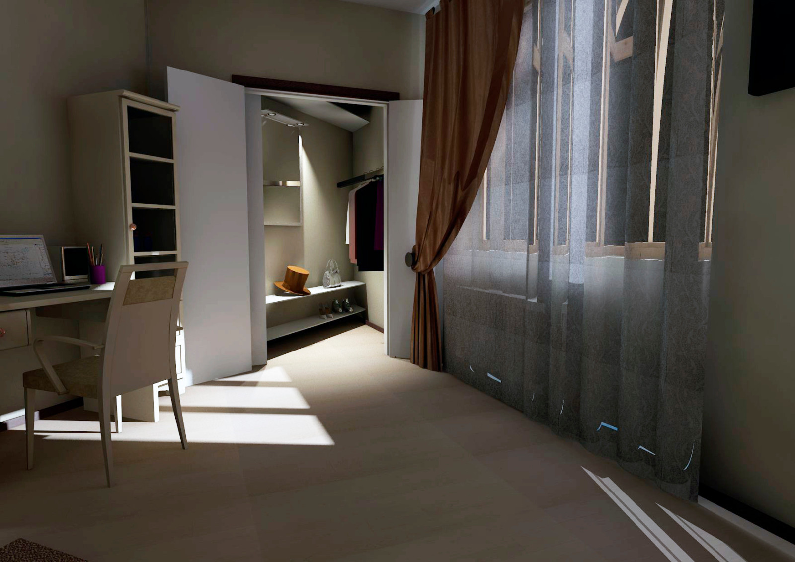 Проект квартиры с нестандартной планировкой 60кв.м