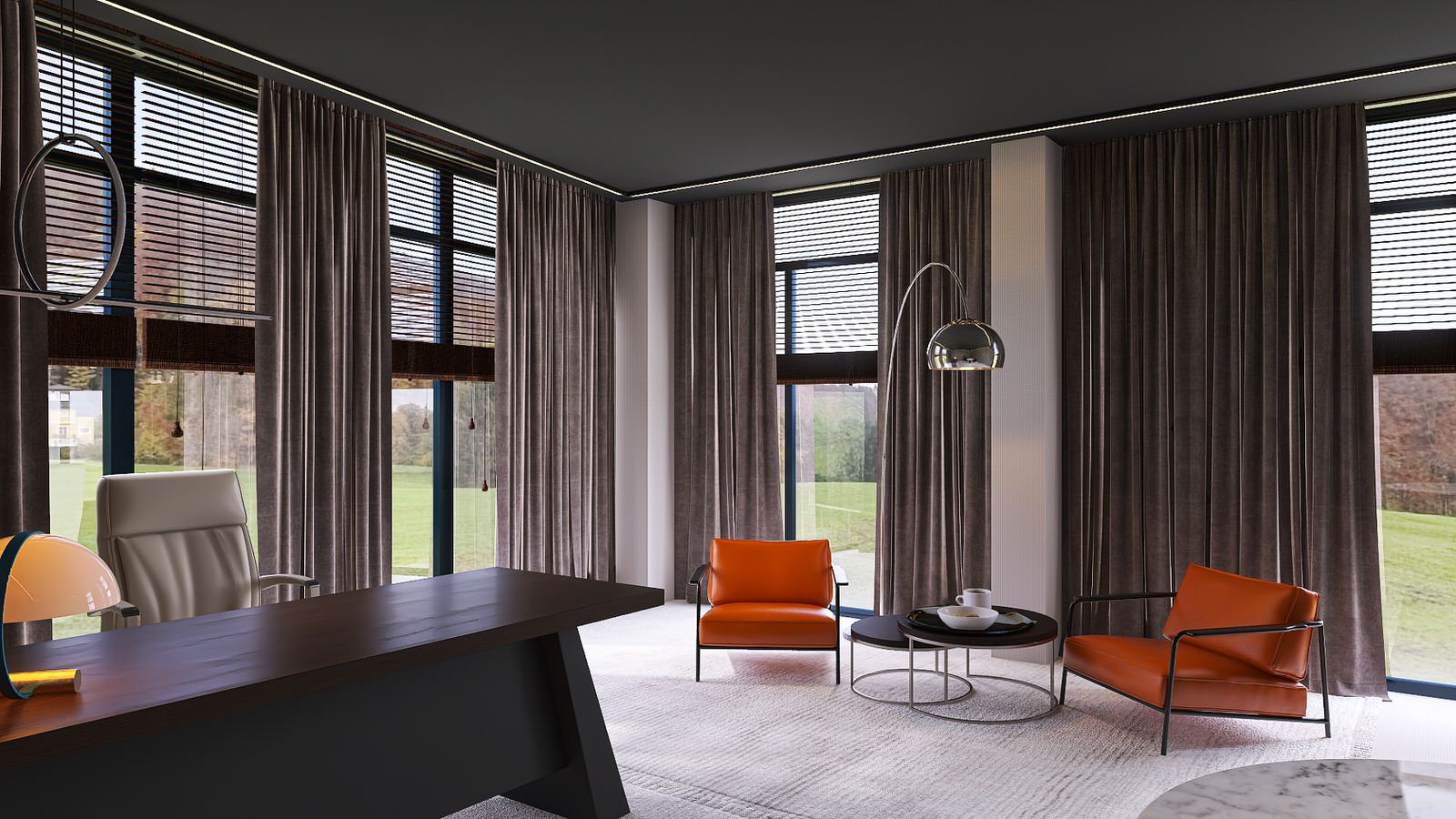 Офис крупной компании