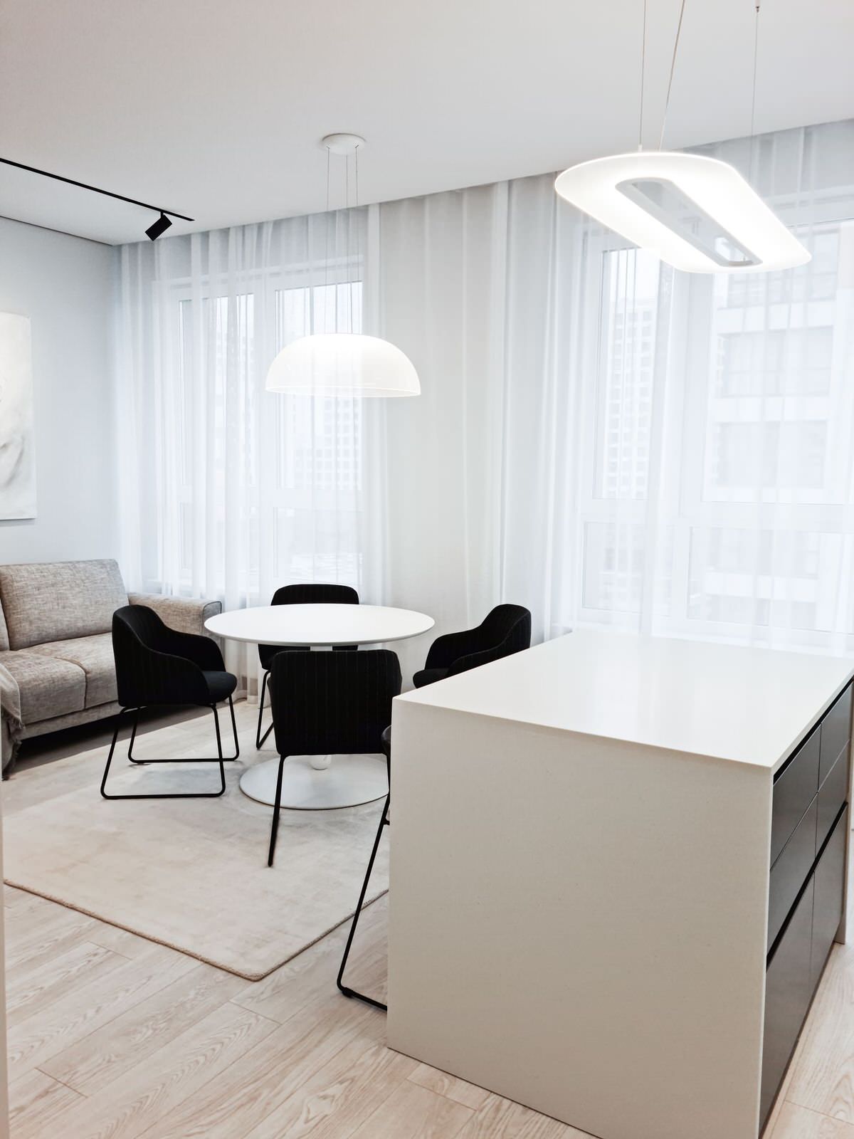 Белый минимализм - зона отдыха