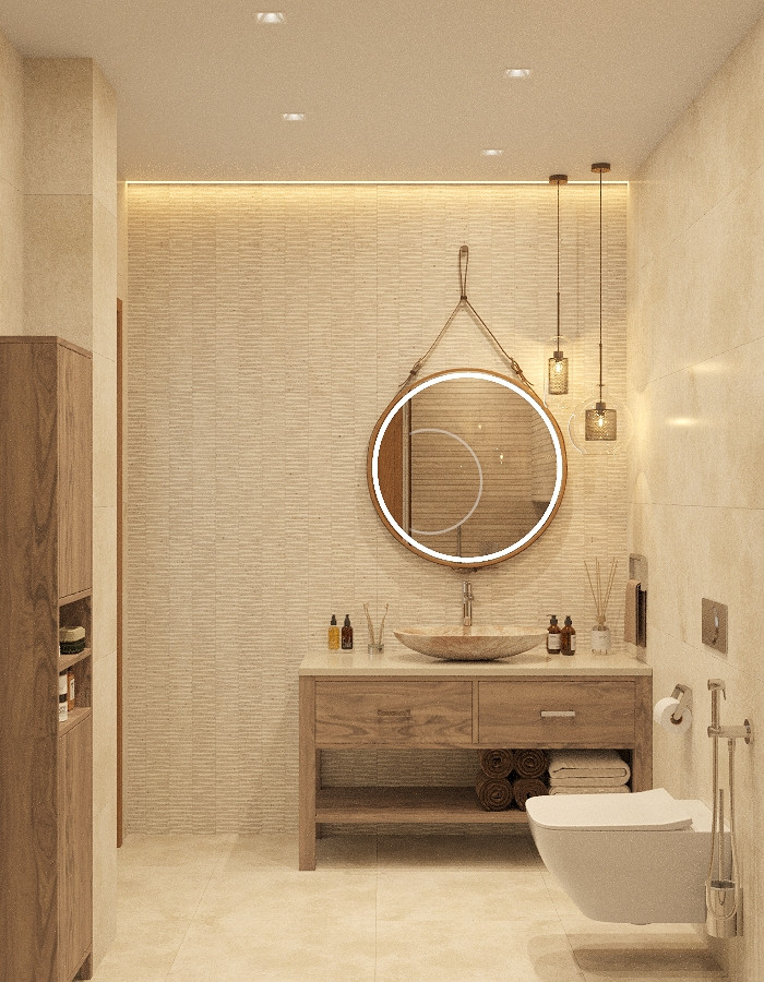 Санузел в загородном доме