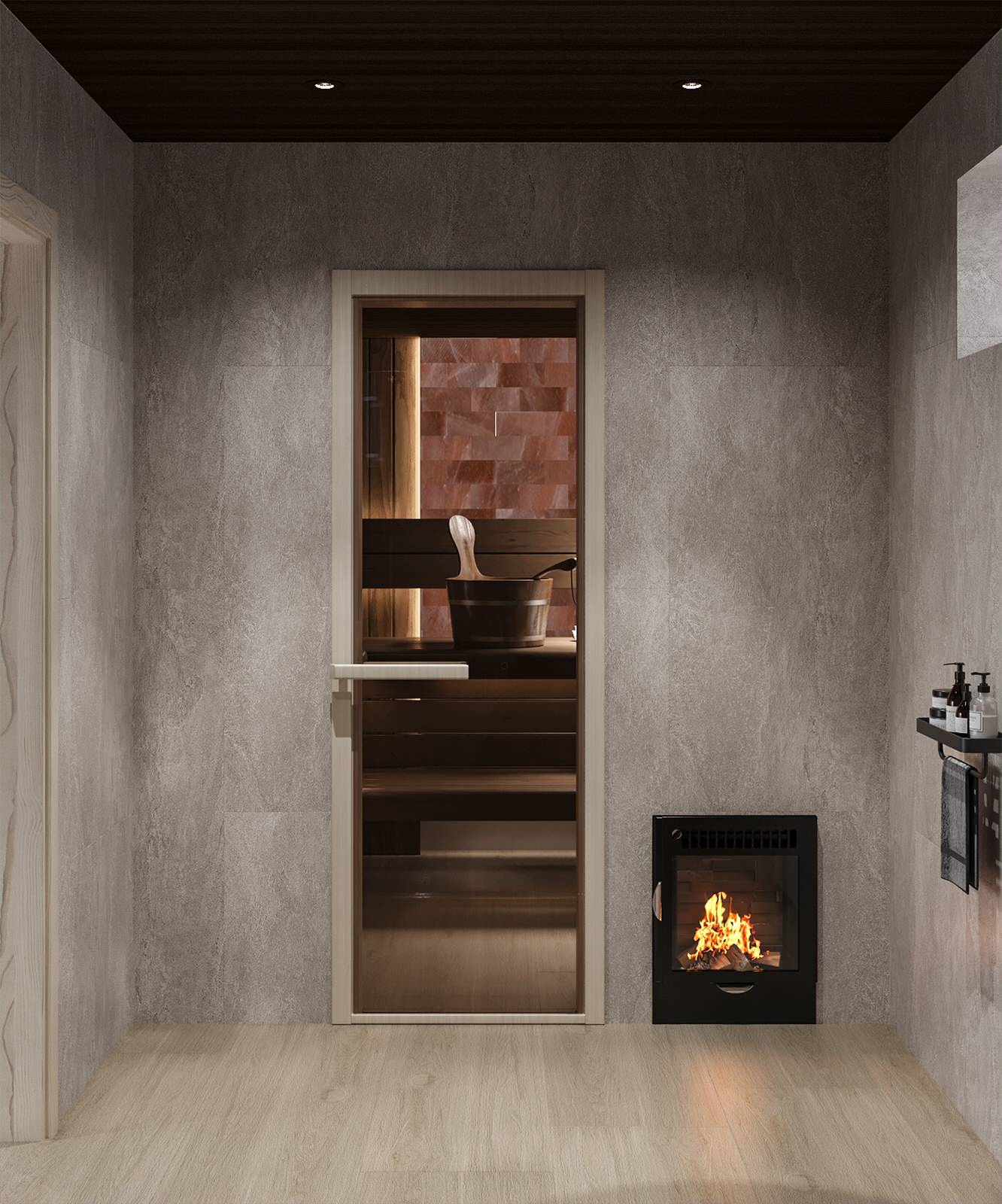 Интерьер банного комплекса