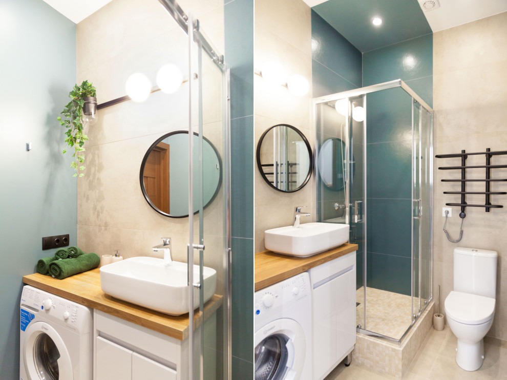 "Инстаграмная" студия в зеленых тонах