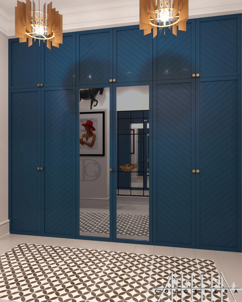 Interior design of a residential flat at Moscow