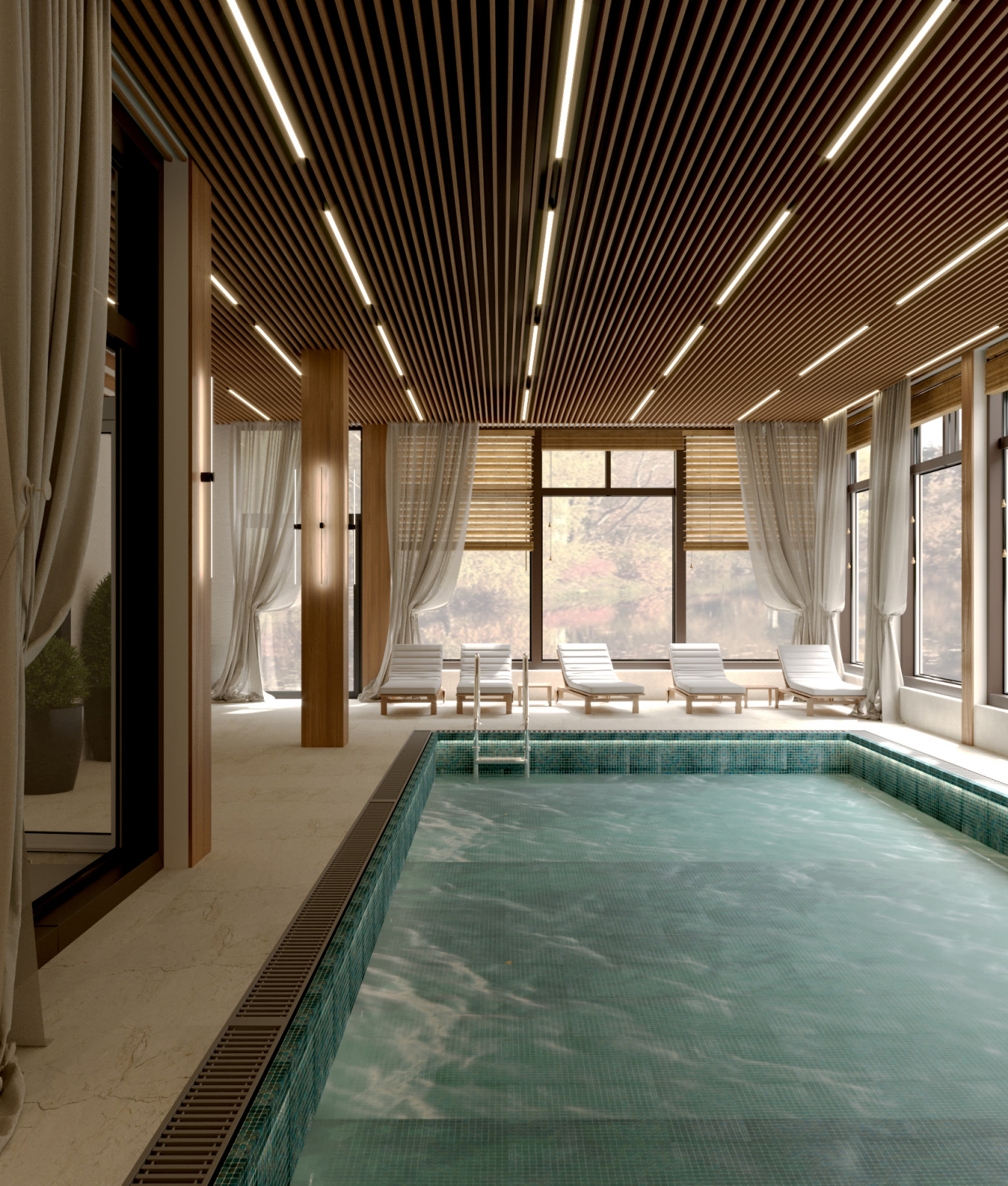 Зона крытого бассейна, Германия