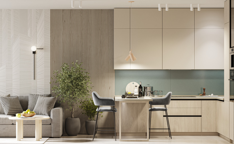 Дизайн-проект 1-комнатной квартиры Мегаполис-Парк