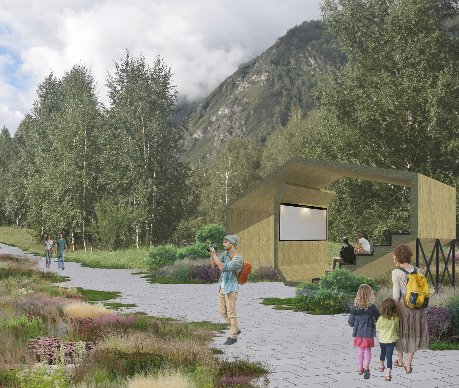 Концепция благоустройства Klever resort&spa