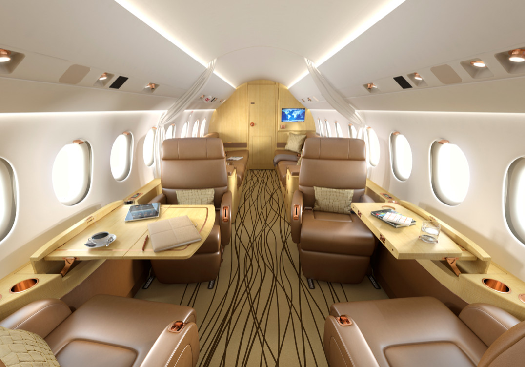 FALCON 2000 Private Aircraft Interior