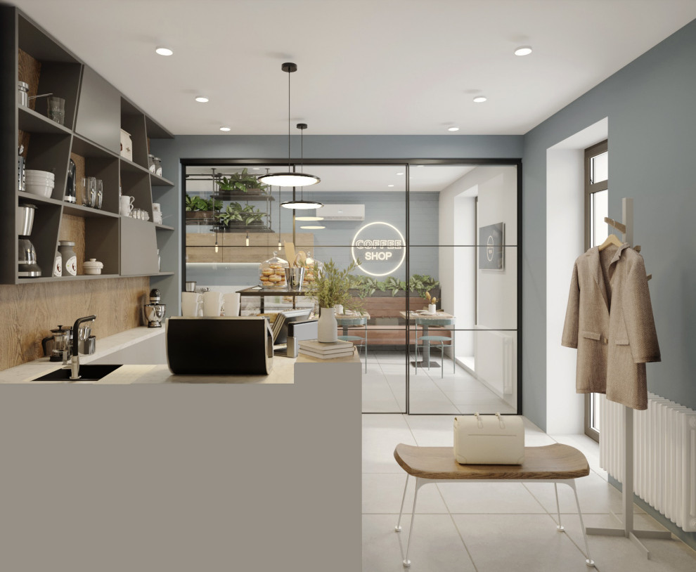 Дизайн интерьера кондитерской в Уфе "Gala Cake"