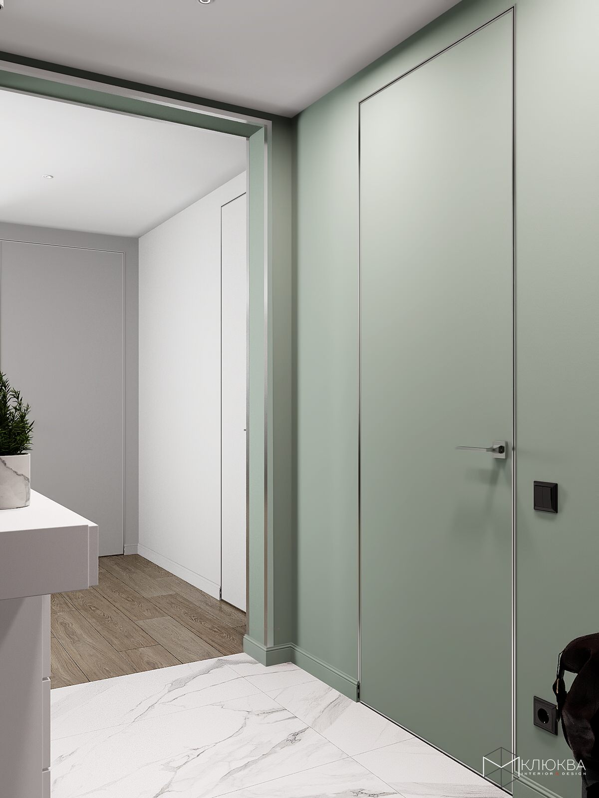 Проект квартиры 60 кв.м  г. Москва