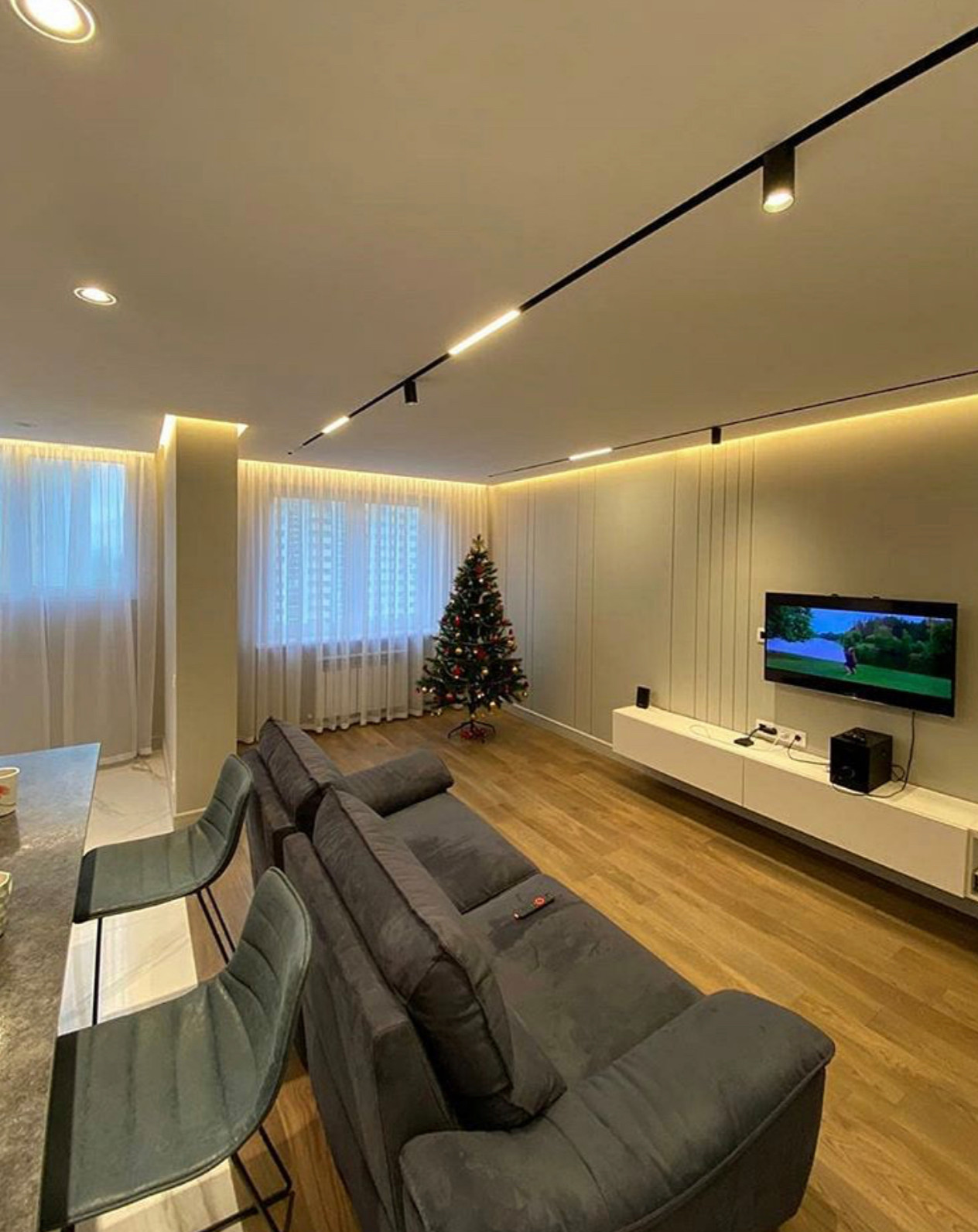 Ремонт 3х комнатной квартиры под ключ по дизайн-проекту