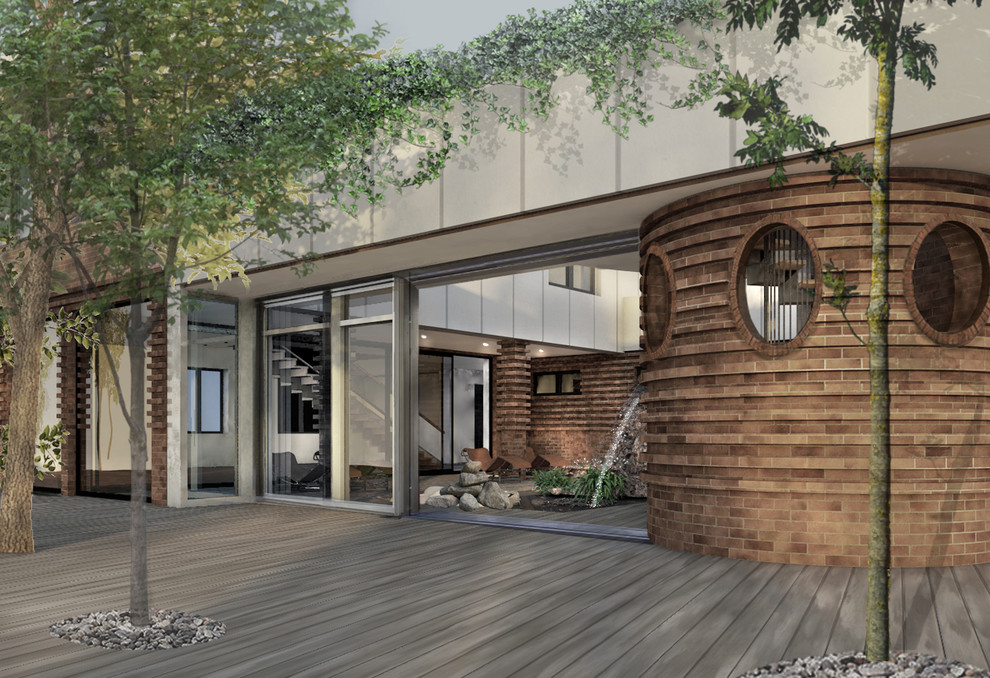 Обложка проекта: Эскизный проект индивидуального жилого дома в Велегож - парк 2 Тульской области