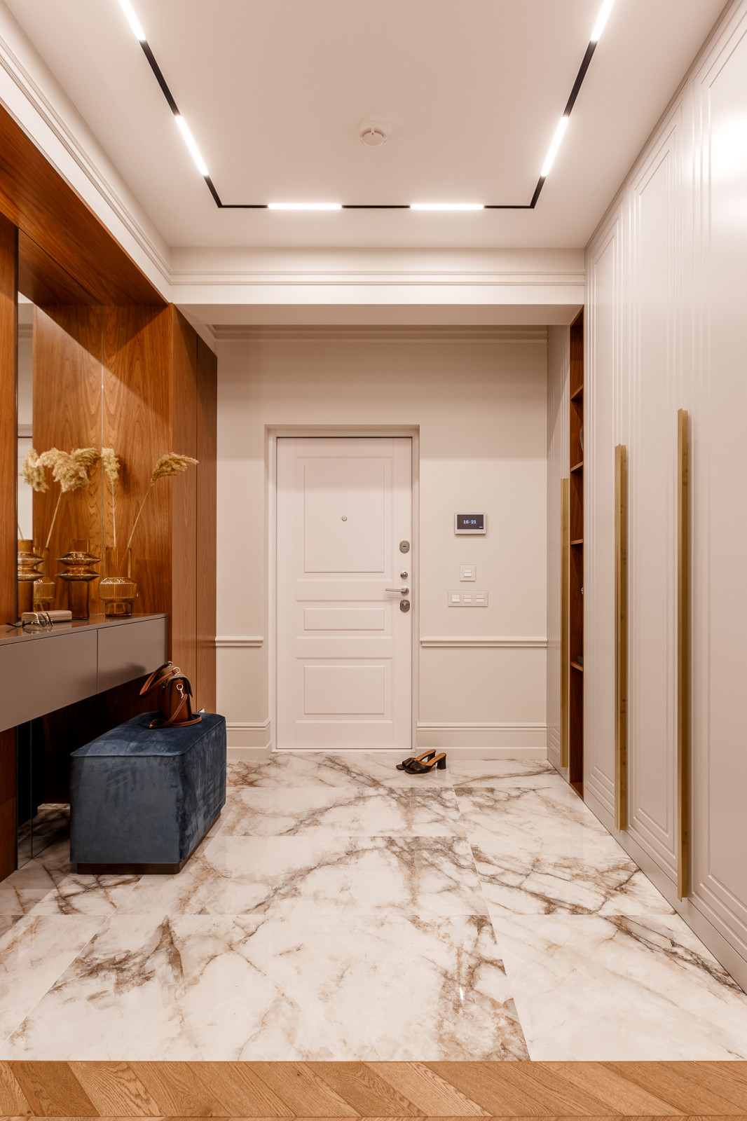 Реализованный дизайн проект квартиры в ЖК "Горный"