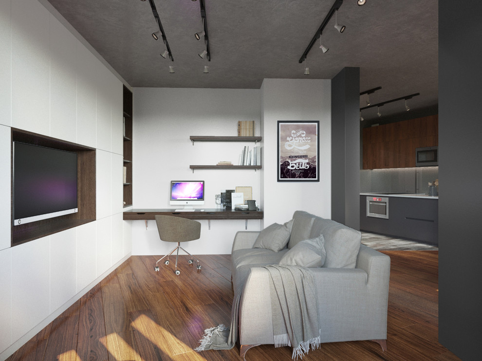 Облегченный лофт для семьи - квартира в Москве.