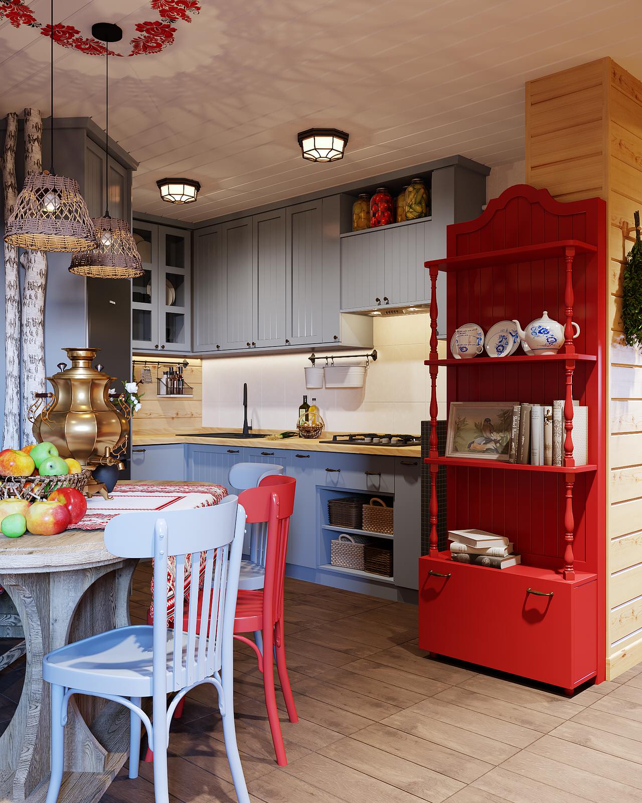 Обложка проекта: Баня с русскими мотивами