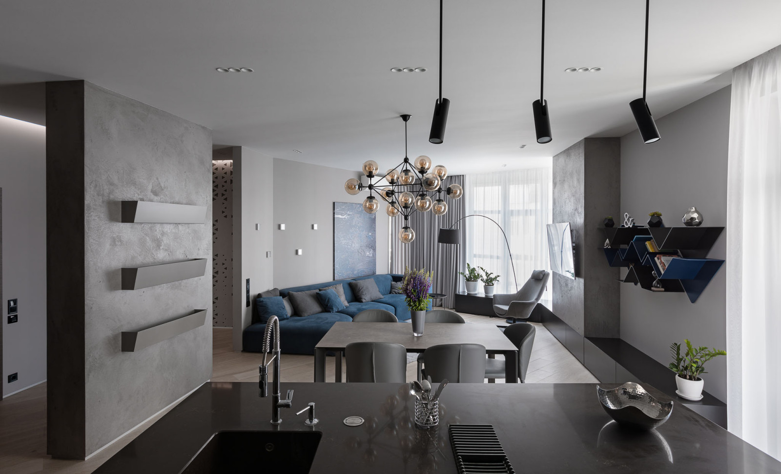 Обложка проекта: ЖК Французский квартал:: 124м2