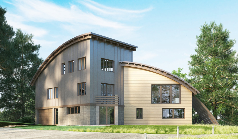 Загородный дои с солнечными батареями