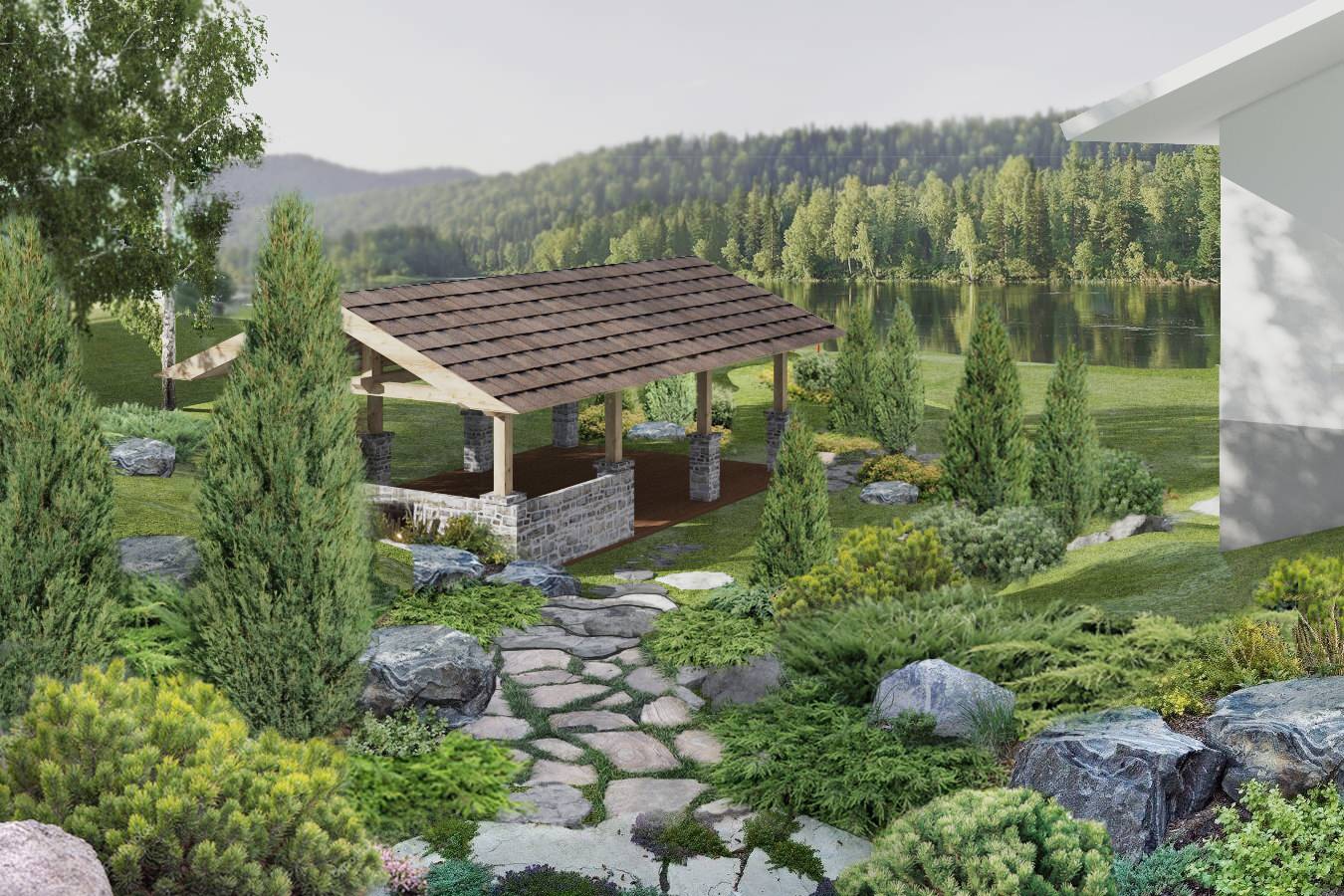 Сад Панорама природы.