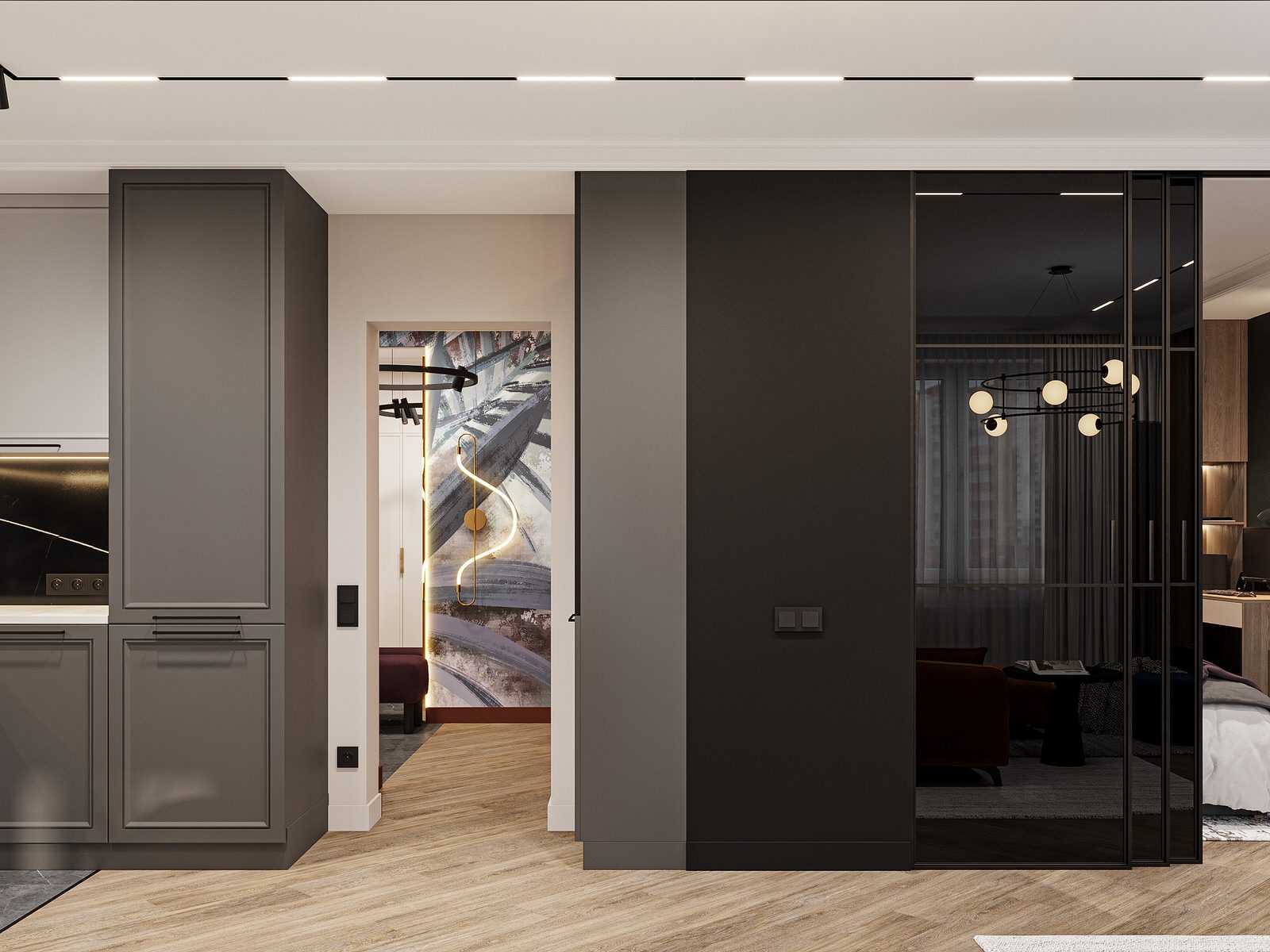 Дизайн-проект стильной квартиры 75 м²