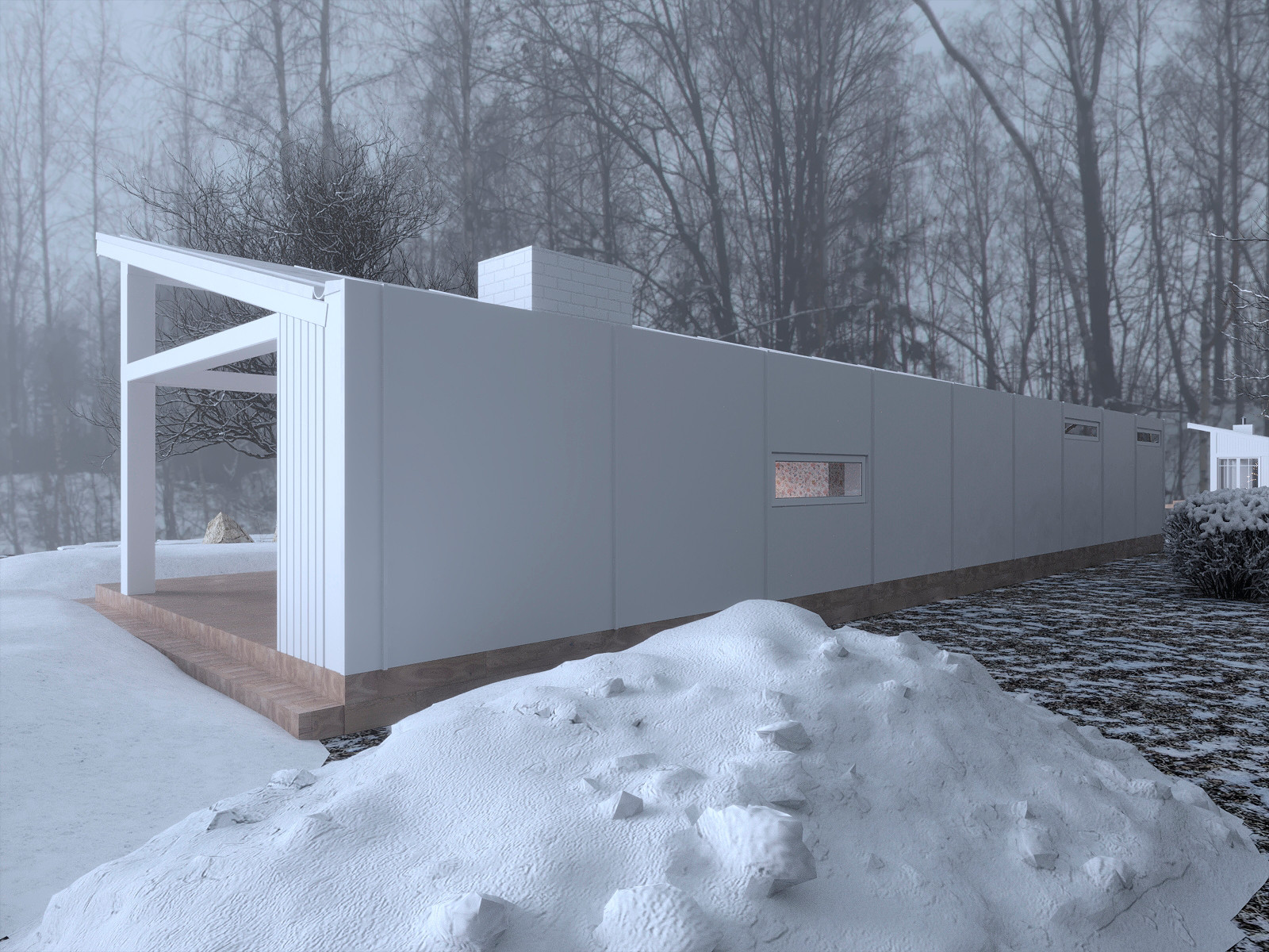 Модульная дача. Проект недорогого дачного дома