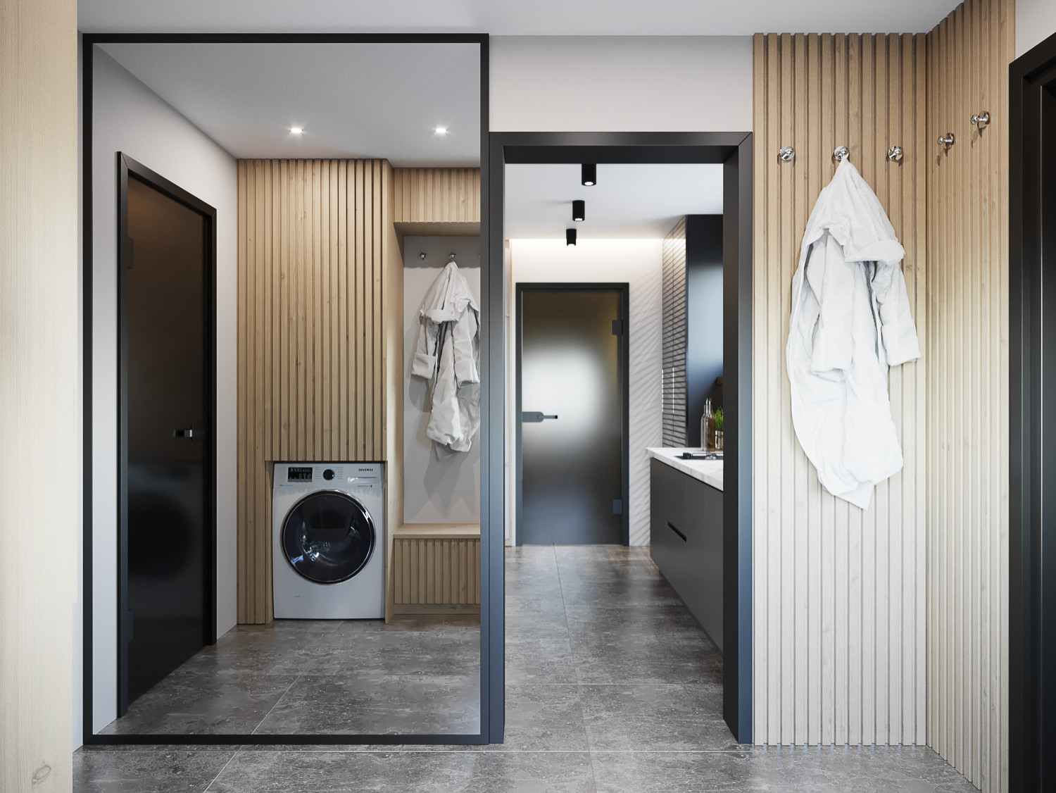 Банный комплекс в частном доме.