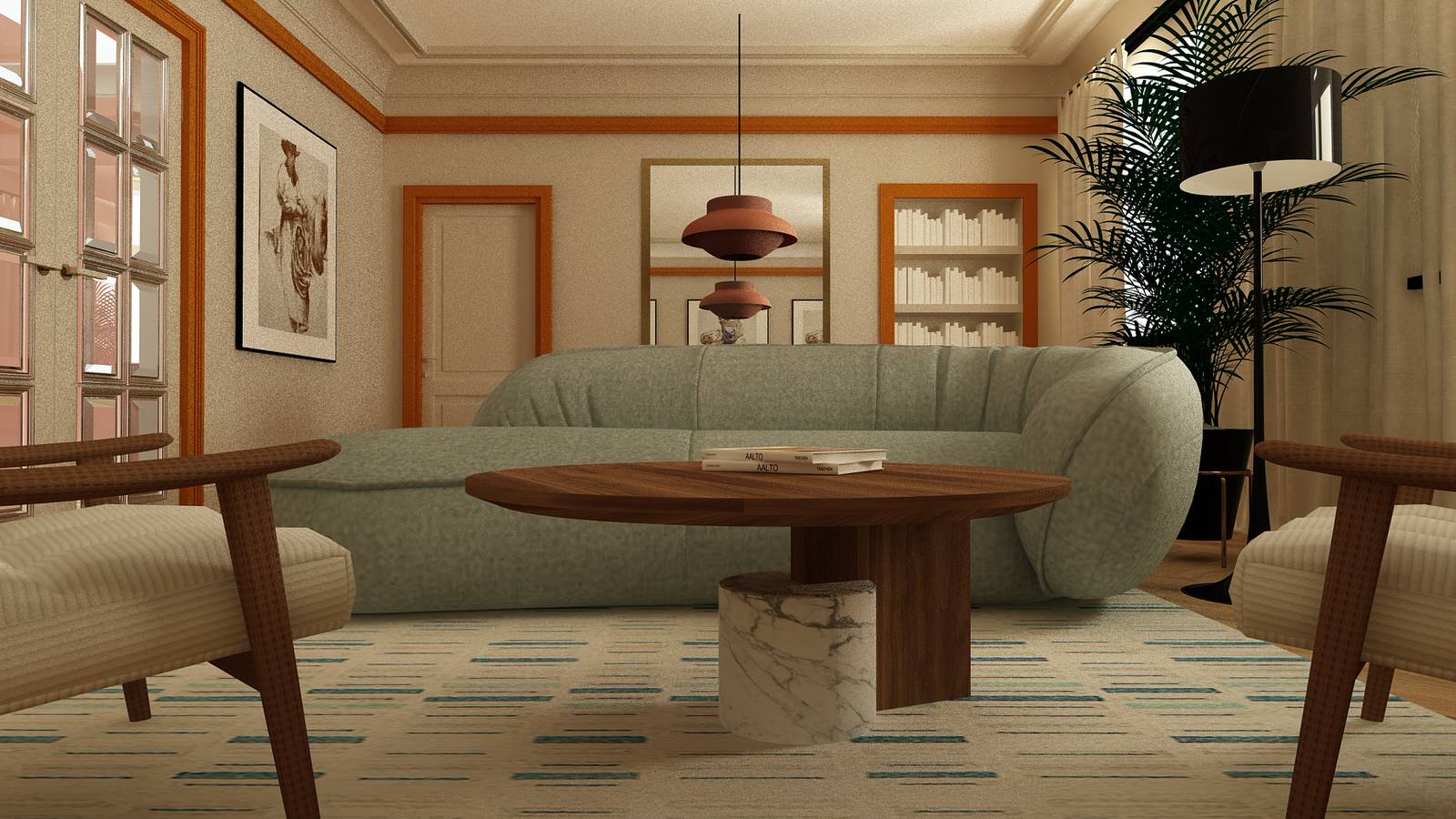 Обложка проекта: Апартаменты на Поварской